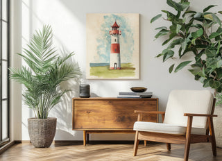 Watercolor Lighthouse II