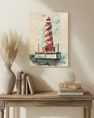 Watercolor Lighthouse IV