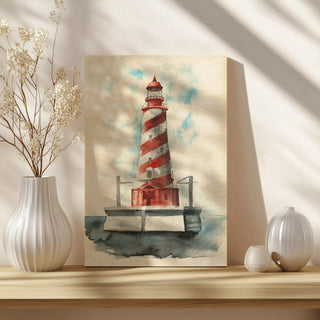 Watercolor Lighthouse IV