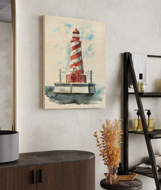 Watercolor Lighthouse IV