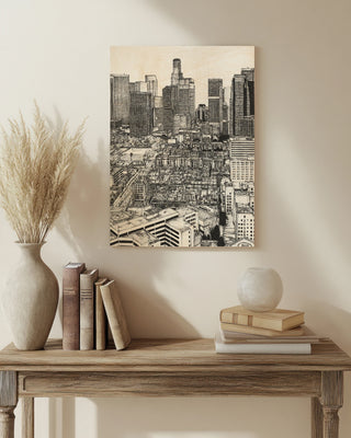 B&W US Cityscape-Los Angeles