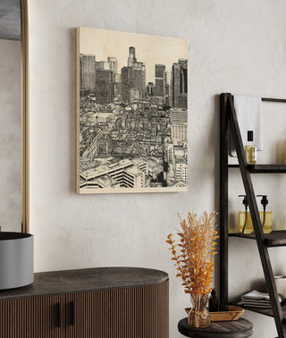 B&W US Cityscape-Los Angeles