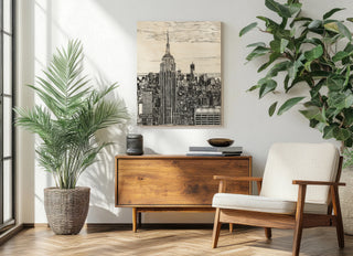 B&W US Cityscape-NYC