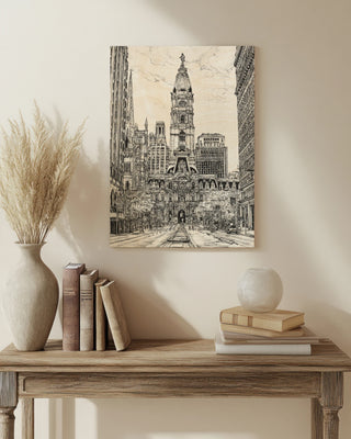 B&W US Cityscape-Philadelphia