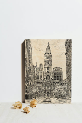 B&W US Cityscape-Philadelphia