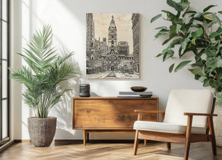 B&W US Cityscape-Philadelphia