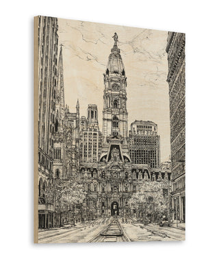 B&W US Cityscape-Philadelphia