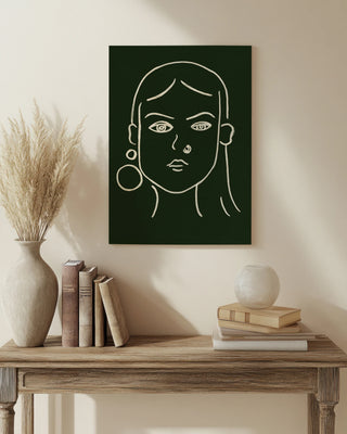 Malachite Portrait IV