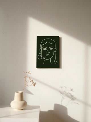 Malachite Portrait IV