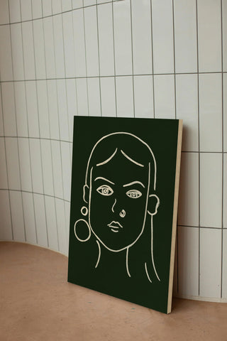 Malachite Portrait IV
