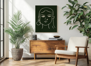 Malachite Portrait IV