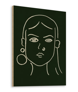 Malachite Portrait IV