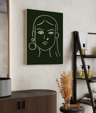 Malachite Portrait IV
