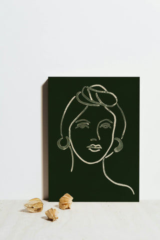 Malachite Portrait V
