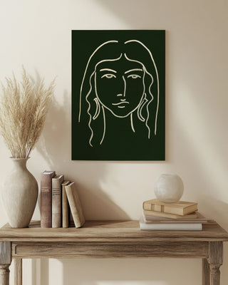 Malachite Portrait VI