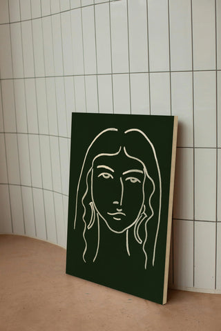 Malachite Portrait VI