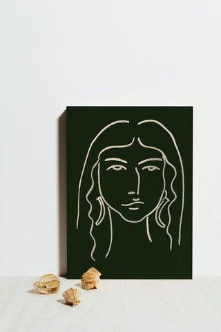 Malachite Portrait VI
