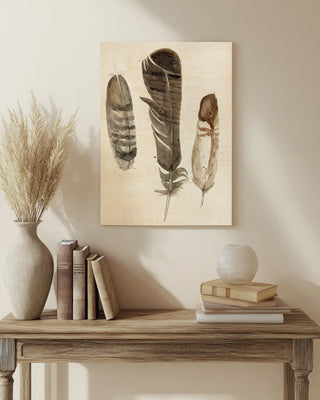 Earthtone Feathers I