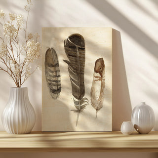 Earthtone Feathers I