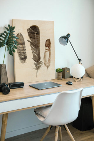 Earthtone Feathers I
