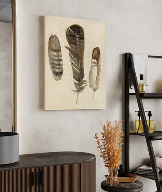 Earthtone Feathers I