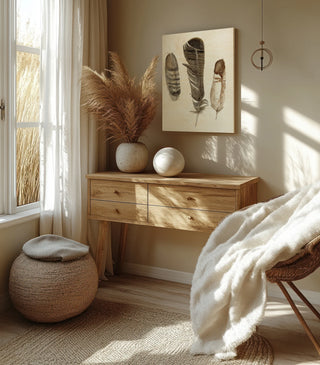 Earthtone Feathers I
