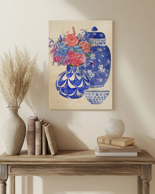 Delft Blue Vases I