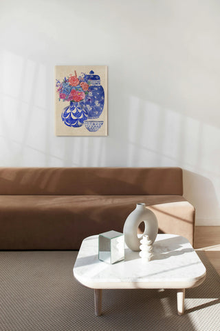 Delft Blue Vases I