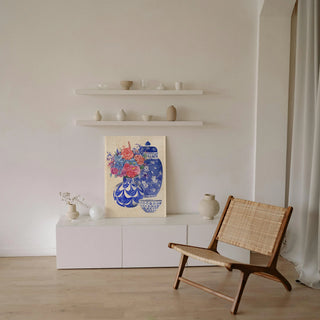 Delft Blue Vases I
