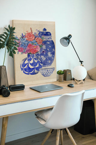 Delft Blue Vases I