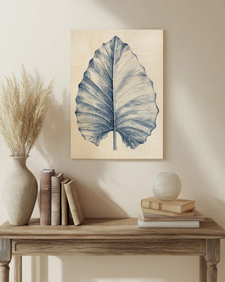 Indigo Tropical Leaves III