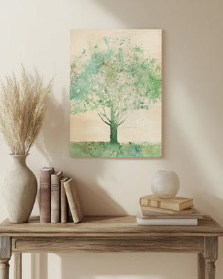 Aquamarine Tree I