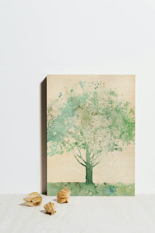 Aquamarine Tree I