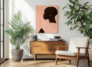 Pink Silhouette I