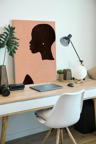 Pink Silhouette I