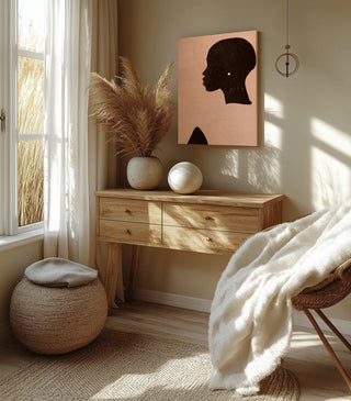 Pink Silhouette I