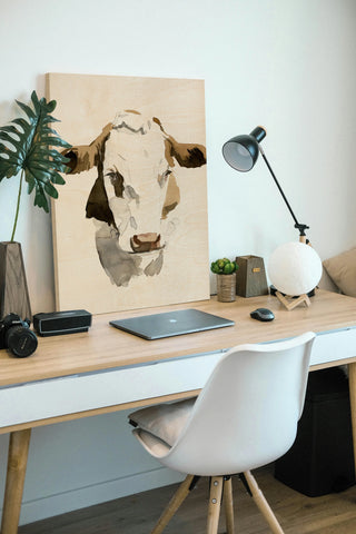 Watercolor Bovine I