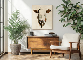 Watercolor Bovine III