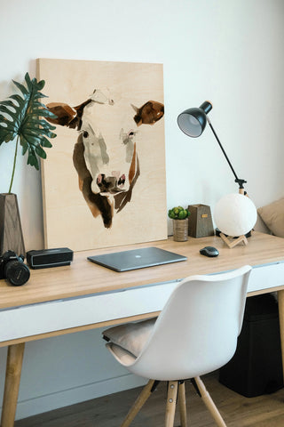 Watercolor Bovine III