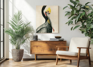Watercolor Pelican I
