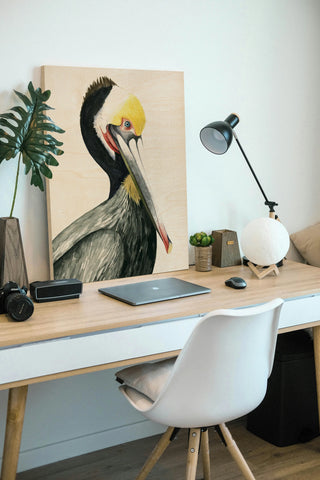 Watercolor Pelican I