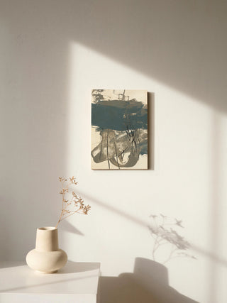 Blue & Grey Swipe I