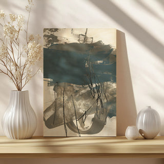 Blue & Grey Swipe I