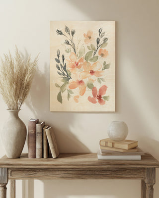 Peachy Pink Blooms I