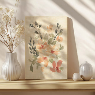Peachy Pink Blooms I