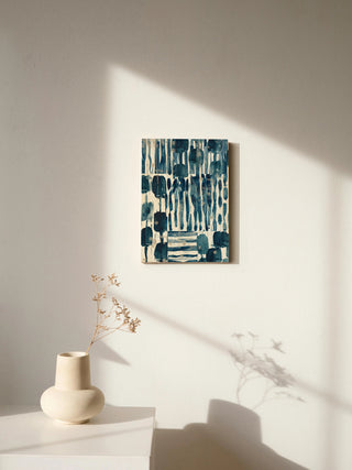Indigo Patchwork I
