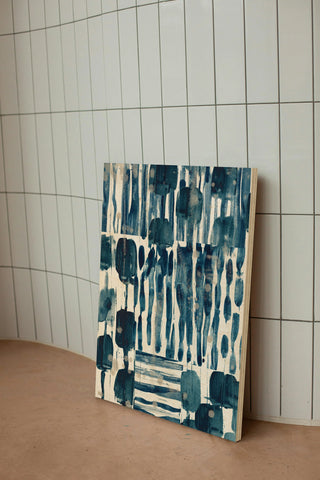 Indigo Patchwork I