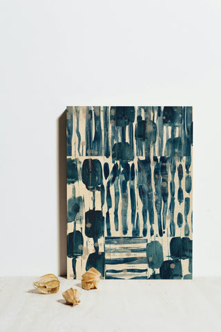 Indigo Patchwork I