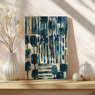 Indigo Patchwork I