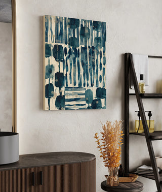 Indigo Patchwork I